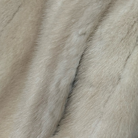 VINTAGE Fur Coat STUNNING Luxurious 3/4 Soft Size M Cocktail Party Winter Warm - Picture 5 of 15